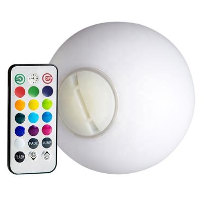 China Waterproof 8cm Height Glow Waterproof Ball Light For Christmas Decoration for sale