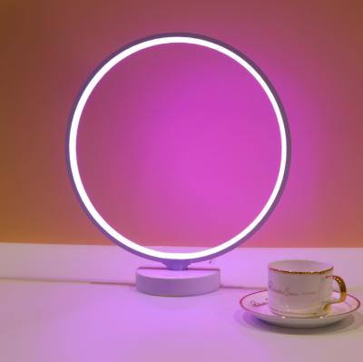 China Modern Remote Control Circle Table Light Color Changing Light Innovation Lighting 2020 for sale