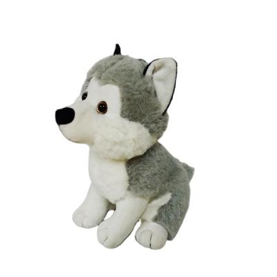 China Special Hot Selling Lightweight Animals Gray Cute Custom Stuffed Plush Dog Husky Plush Toy for sale