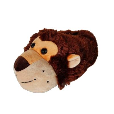 China New HOT Type Plush Brown 36-41 Fashion Monkey Cute Hot Selling Low Price Small Slippers for sale