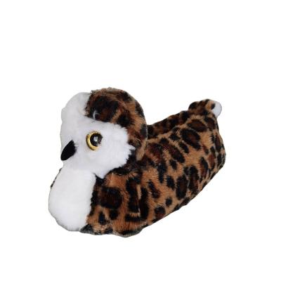 China HOT Factory Made Brown Custom Super Soft Plush Various 36-41 Brown Owl Slippers for sale