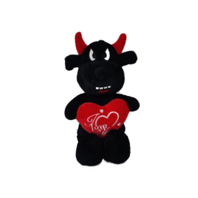 China Good Quality 18cm Various Stuffed Plush Special Hot Selling Black Devil Toy for sale