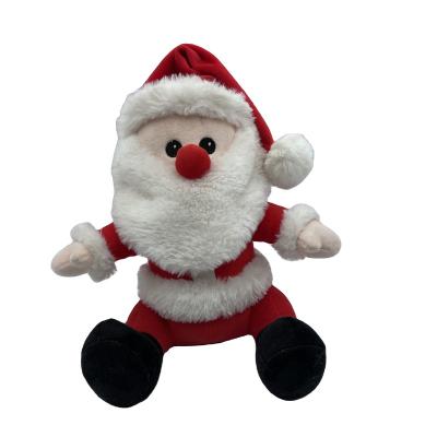 China Hot Selling Good Quality Custom Plush Cute Soft Stuffed Santa Plush Christmas Toy for sale