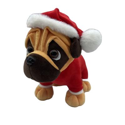 China Plush Sell Well New Type Custom PP Cute Soft Stuffed Cotton Toy Plush Christmas Dog for sale