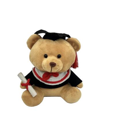 China Wholesale Custom Soft Plush Stuffed Plush Graduation Teddy Bear Stuffed Toys Plush Bear For Graution Celebration for sale