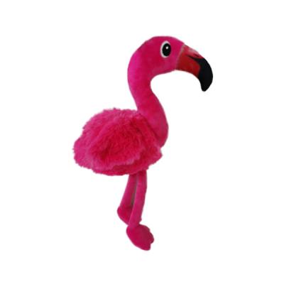 China Plush Guaranteed Unique Pink Flamingo Quality Pet 24cm Stuffed Animal Toy for sale