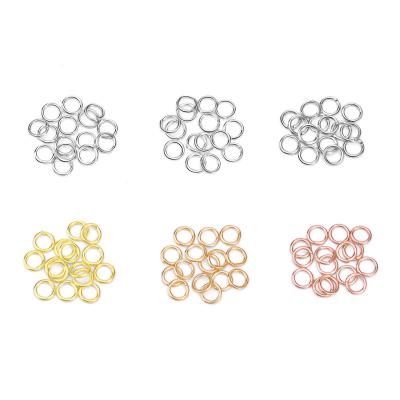 China Elegant Open Jump Rings 925 Sterling Silver Open Single Loops for DIY Accessories Jewelry Making Split Ring for sale