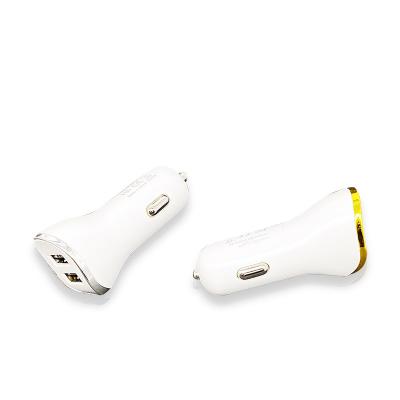 China Mobile Phone Tablet MP3 GPS 2 Ports USB Charger In Car Custom Dual USB Car Charger For Smartphone for sale