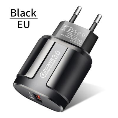 China Mobile Phone 3.1a Usb Phone Charger Us Eu Eu Charger Phone Travel Quick Adapter Qc3.0 Mobile Charger for sale