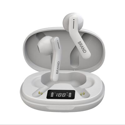 China Perfect Sound Touch Control TS06 BT 5.0 Led Show Wireless Headset Tws Earbuds Earphone Waterproof for sale