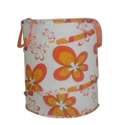 China Laundry Factory Direct Large Capacity Laundry Basket Polyester POP Bag Storage Bucket for sale