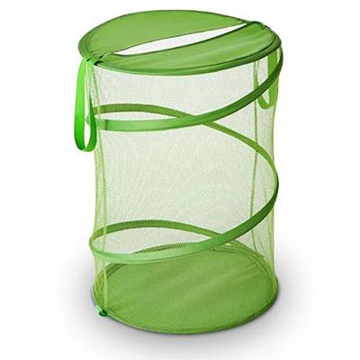 China CLASSIC Most Popular Polyester Mesh Laundry Basket Home Large Laundry Bag Foldable Laundry Bag for sale