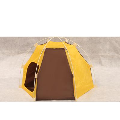 China Breathable Foldable Triangle Cat Play House Tent Dog Portable Pet Camping Tents for sale