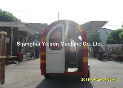 China Mobile Kitchen Concession Trailer , Mobile Refrigerator Trailer for Vegetable for sale