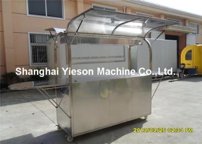 China ISO9001 Stainless Steel Coffee Cart , Mobile Food Kiosk  for Coffee for sale