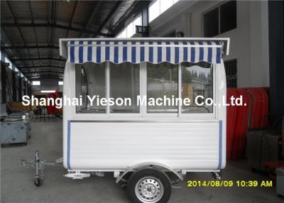 China Strong Steel Food Concession Trailers Mobile Food Catering for Huamburgers for sale