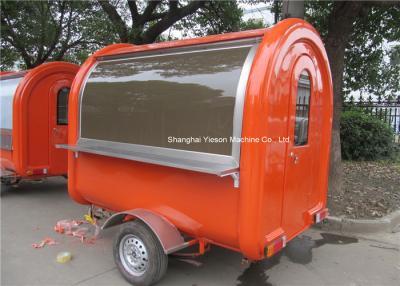 China Non - Slip Flooring Food Vending Trailer Catering Trailers Bbq Carts for sale