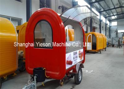 China Fast Customized Mobile Food Trailers Hamburger Food Truck ISO9001 for sale