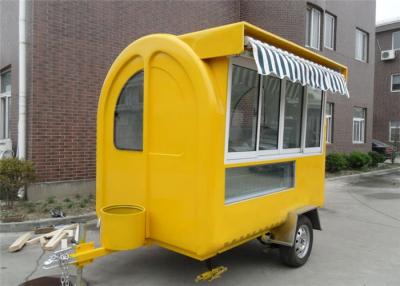 China Mobile Food Carts Coffee truck , Mobile Caravan Food Concession Trailers for sale