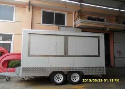 China Grp Seychelles Mobile Food Trailers White Portable Hot Dog Cart for sale