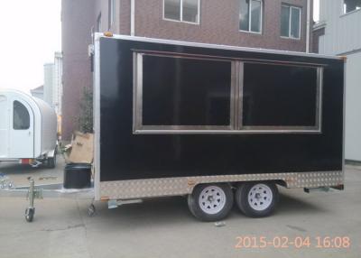 China Multifunction Custom Concession Trailers With Brakes Double Axles for sale