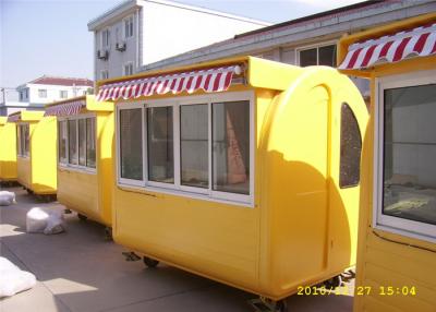 China Strong Steel Mobile Food Kiosk Fast Food Mobile Kiosk Crepe Cart for sale