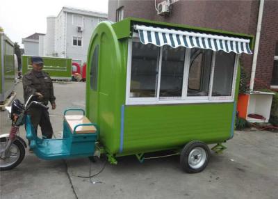 China Strong Steel Mobile Tricycle Vending Cart  For Fast Food , Mobile Food Truck for sale