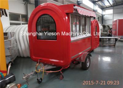 China Mobile Catering Trailers Stainless Steel Food Cart  Hot Dog Carts Food Truck for sale