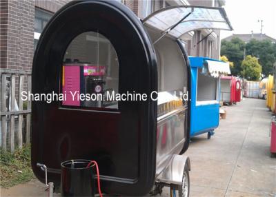 China Fiberglass Concession Trailers Mobile Food Vehicles Hot Dog Carts Catering Tucks Equipments for sale