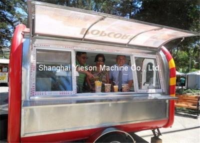 China Food Catering Van Mobile Kitchen Carts Slush Machine 220V ~ 240V for sale