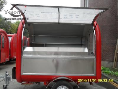 China Gas Griddle Mobile Kitchen Concession Trailer Easy To Clean Up for sale