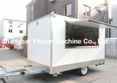 China Ausralian Standard CE Churros Mobile Kitchen Trailers In White for sale