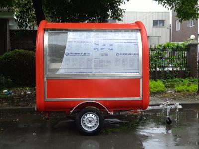 China Automatic Orange Juice Mobile Cooking Trailer Bakery Display Counters for sale