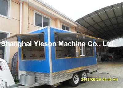 China Kitchen Equipment Fiberglass Concession Trailers Outdoor Food Kiosk for sale