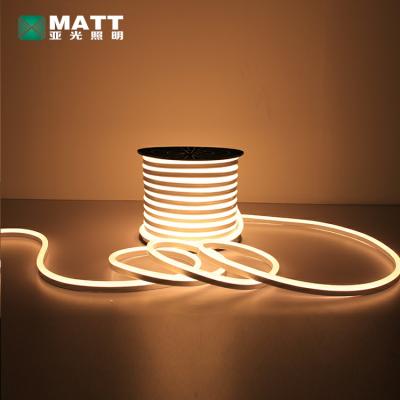 China Custom Matte Set PVC Silicone RGB LED Indoor Cuttable Neon Light Dropshipping No MOQ IP67 DC12V 1cm 5m For Landscape Building Decor for sale