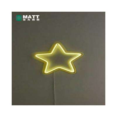 China Marriage. hotel matt factory dropshipping kids acrylic room interior decor customs lead neon lightning neon star for sale