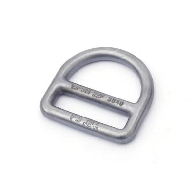 China Adjustable Steel Hardware D-Ring Adjuster Buckles Slider Buckles Manufacturer Forged Steel Safety Harness Accessories for sale