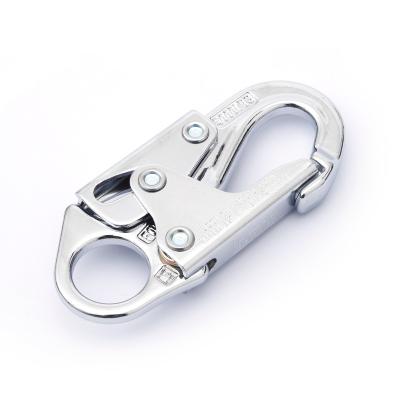 China Heavy Industry 18003 Zinc Alloy Spring Carabiner Hook Forged Stainless Steel Large Seat Belt Snap Hook Snaphooks for sale