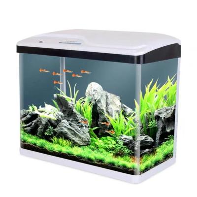 China SOBO Aquarium Desktop Small Fish Stocked Tanks with Filter and Light Table Betta Fish Tank Kit Office (Colors Adjustable) and Home Decor for sale