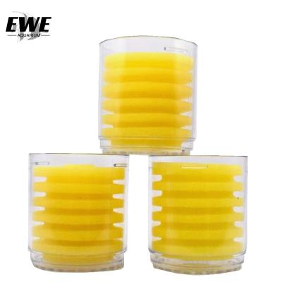 China Stocked Yellow Aquarium Fish Tank Filter Replacement Sponge For SOBO /MINGJIANG Brand Filter for sale