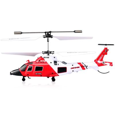 China The camera original military high simulation SYMA S111G 3.5CH remote control helicopter being equipped with gyroscope LED light drop helicopter for sale