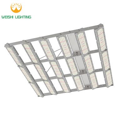 China Seed Starting Foldable LED Grow Lights 240 400 480 600 720 Watt Greenhouse lm301h lm301b Angle Adjustable for sale