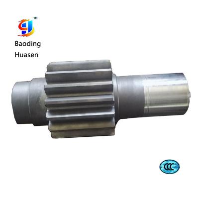 China 42CrMo Alloy Steel Steel Gear Shaft Made By Sand Casting And Machining for sale