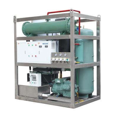 China Corrosion Resistance 10t Commercial Tube Ice Machine For Chemical Cooling for sale