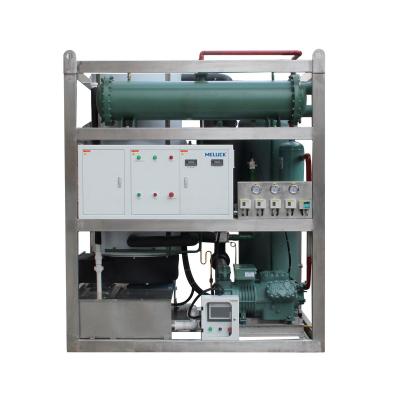 China Hotels R404A Refrigerant Ice Tube Machine 20ton For Meat Plant for sale