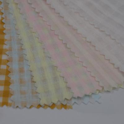 China Warehouse Wholesale 60% Cotton 40% Tencel Shrink-Resistant Yarn Dyed Checks Fabrics For Dresses Shirt for sale