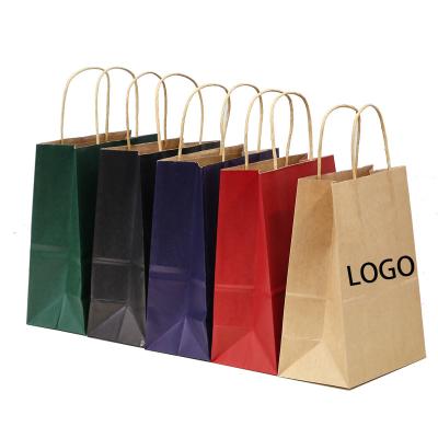 China Recycled Materials Wholesale Custom Logo Paper Bag Shopping Packaging Paper Bag for sale