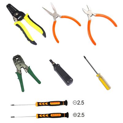 China Network Maintenance 17 Sets Power Equipment Mechanic Tools Manual Network Mower Device Network Maintenance Tool Kit for sale