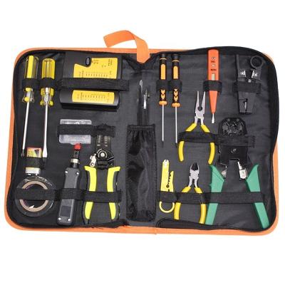 China Network Maintenance 17 In 1 Soft Case Power Hand Screwdriver Computer Network Tools Kit Tool Set for sale