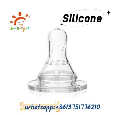 China Fabrik-Standard-Hals Baby Brustwarze BPA-freie flüssige Silicone Brustwarze zu verkaufen